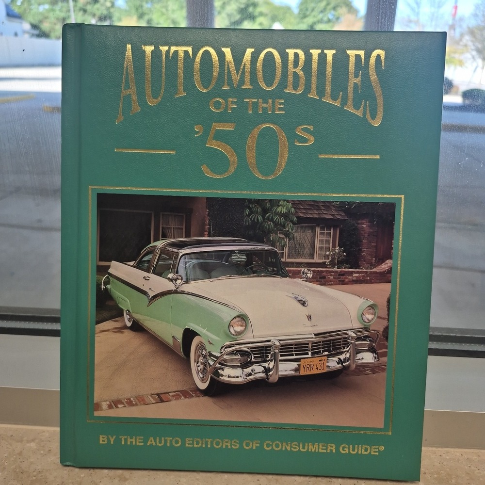 Automobiles of the 50's - American classic car reference book.